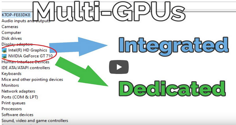 سوییچ بین دوتا گرافیک